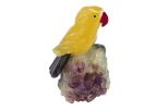 Фигурка попугай микро из оникса.Вес 40-60 гр.