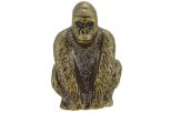 Фигурка из бронзы горилла сидит 33х22х20 мм