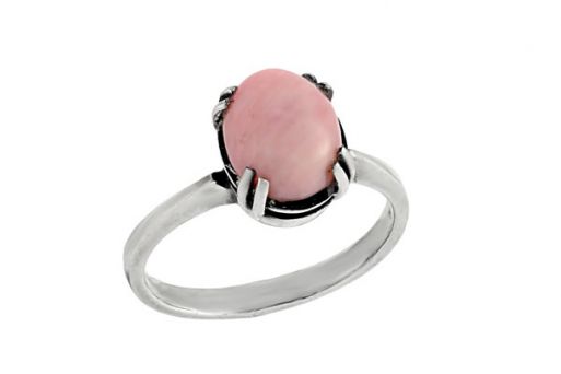 Серебряное кольцо с кораллом 57982 купить в магазине Самоцветы мира