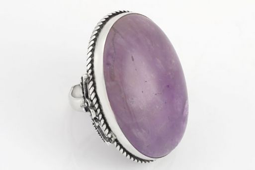 Серебряное кольцо с аметистом 59607 купить в магазине Самоцветы мира
