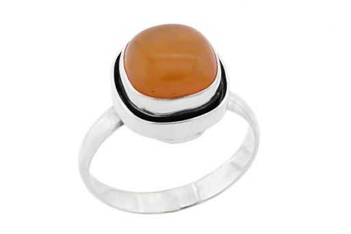 Серебряное кольцо с сердоликом 60679 купить в магазине Самоцветы мира