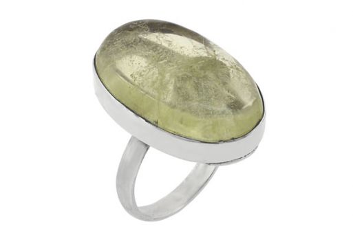 Серебряное кольцо с цитрином 60721 купить в магазине Самоцветы мира
