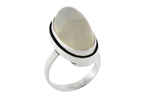 Серебряное кольцо с халцедоном 60807 купить в магазине Самоцветы мира