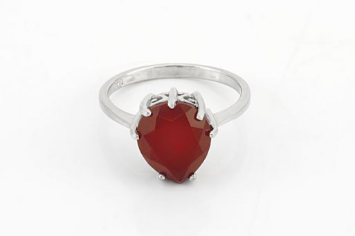 Серебряное кольцо с сердоликом 61000 купить в магазине Самоцветы мира