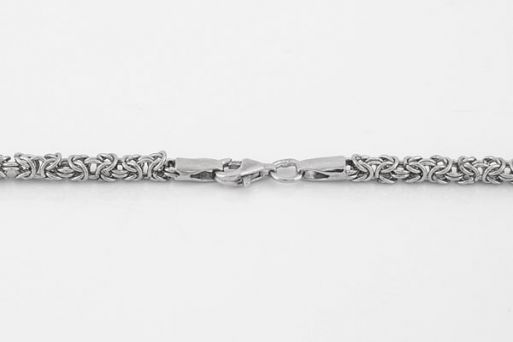 Серебряную цепочку лисий хвост 61046 купить в магазине Самоцветы мира