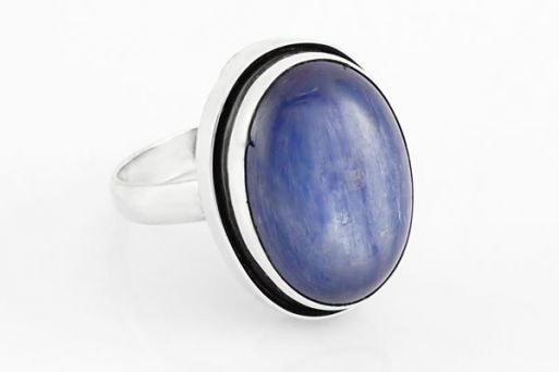 Серебряное кольцо с кианитом 61345 купить в магазине Самоцветы мира