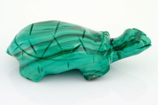 Малахитовую фигурку черепаха 61435 купить в магазине Самоцветы мира