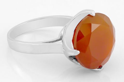 Серебряное кольцо с сердоликом 62144 купить в магазине Самоцветы мира