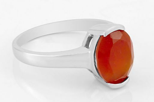 Серебряное кольцо с сердоликом 62149 купить в магазине Самоцветы мира