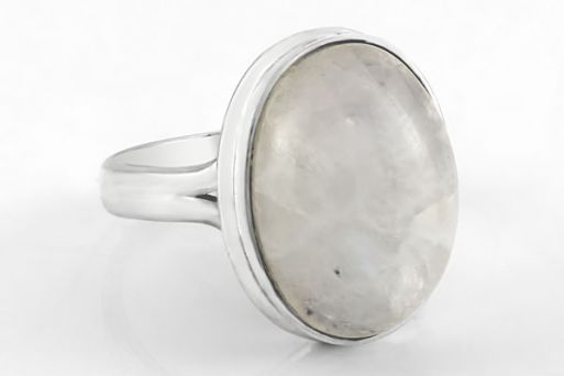 Серебряное кольцо с адуляром 63383 купить в магазине Самоцветы мира