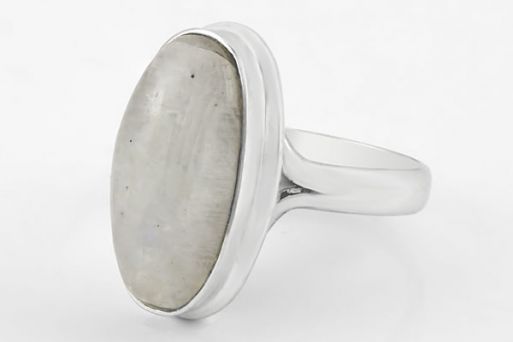 Серебряное кольцо с адуляром 63387 купить в магазине Самоцветы мира
