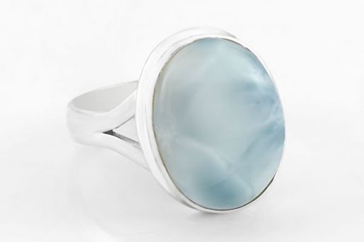 Серебряное кольцо с ларимаром 63393 купить в магазине Самоцветы мира