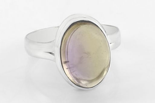 Серебряное кольцо с аметрином 63412 купить в магазине Самоцветы мира