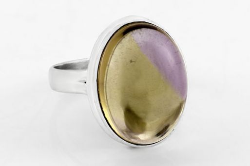 Серебряное кольцо с аметрином 63416 купить в магазине Самоцветы мира