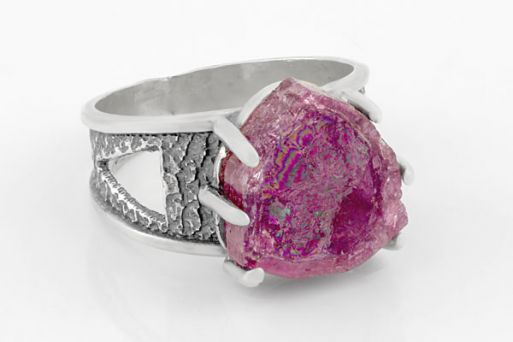 Серебряное кольцо с турмалином 63523 купить в магазине Самоцветы мира