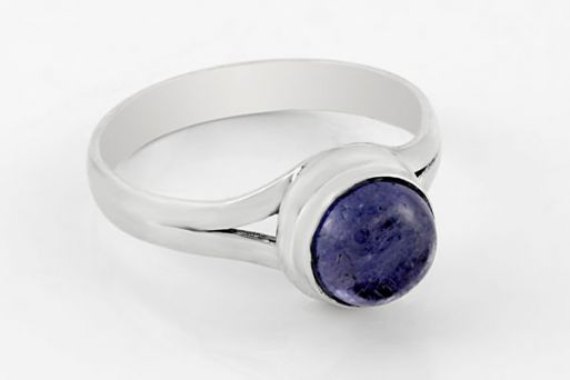 Серебряное кольцо с танзанитом 63685 купить в магазине Самоцветы мира