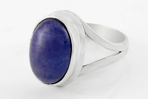 Серебряное кольцо с танзанитом 63689 купить в магазине Самоцветы мира
