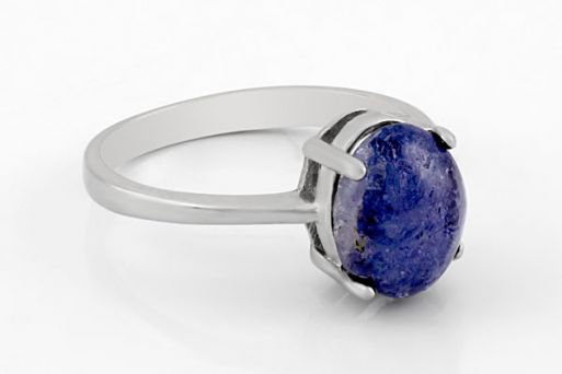 Серебряное кольцо с танзанитом 63693 купить в магазине Самоцветы мира
