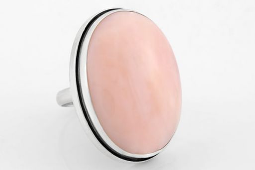 Серебряное кольцо с опалом 63733 купить в магазине Самоцветы мира