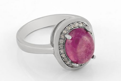 Серебряное кольцо с турмалином 63886 купить в магазине Самоцветы мира