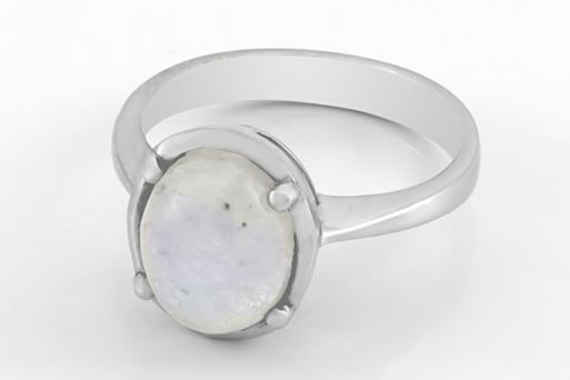 Серебряное кольцо с адуляром 63895 купить в магазине Самоцветы мира