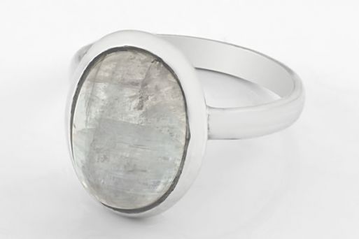 Серебряное кольцо с адуляром 63902 купить в магазине Самоцветы мира