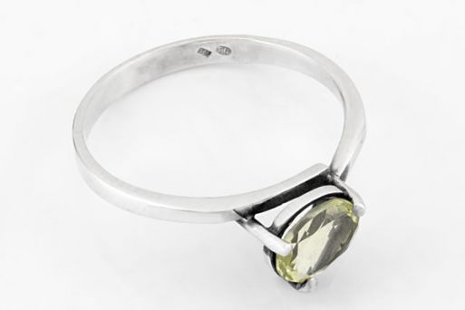 Серебряное кольцо с цитрином 65433 купить в магазине Самоцветы мира