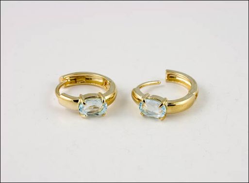 Позолоченное кольцо из мельхиора с топазом 20741 купить в магазине Самоцветы мира
