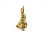 Фигурка из бронзы заяц в бабочке 40х20х15 мм