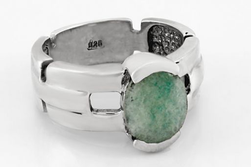 Серебряное кольцо с бериллом 39285 купить в магазине Самоцветы мира