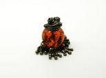 Сувенир янтарь лягушка на шарике 7,288-B 57288