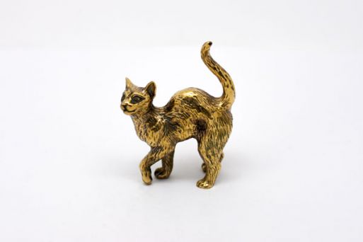 Фигурка кошки из бронзы