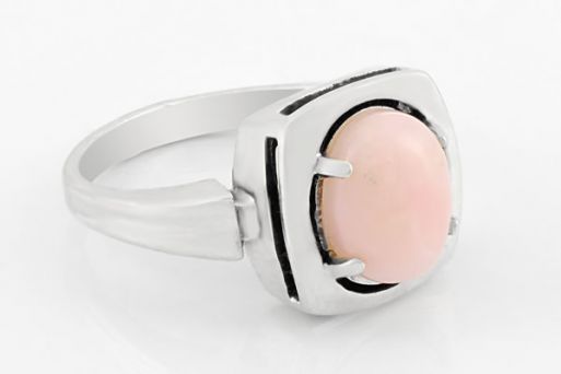 Серебряное кольцо с опалом 49348 купить в магазине Самоцветы мира