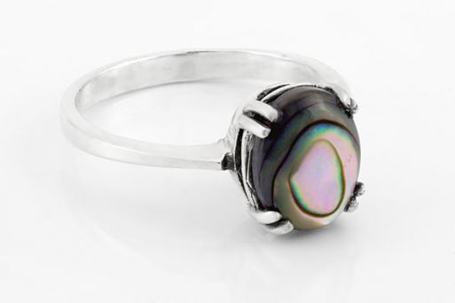 Серебряное кольцо с гелиотисом 49351 купить в магазине Самоцветы мира