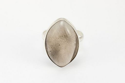 Серебряное кольцо с раухтопазом 50414 купить в магазине Самоцветы мира