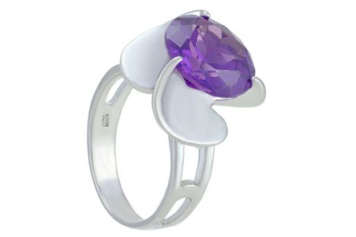 Серебряное кольцо с александритом 51031 купить в магазине Самоцветы мира