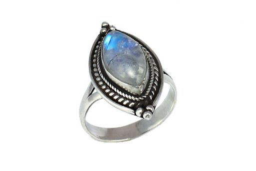Серебряное кольцо с адуляром 55157 купить в магазине Самоцветы мира