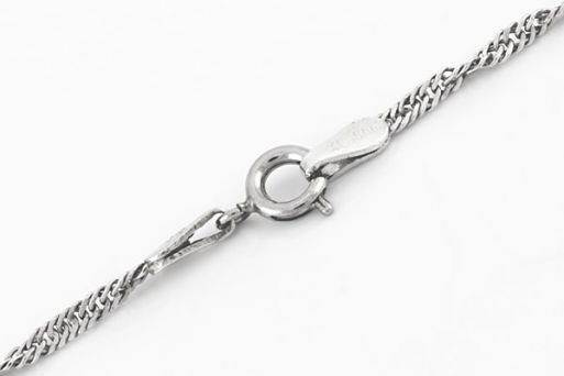 Серебряную цепочку сингапур 61087 купить в магазине Самоцветы мира
