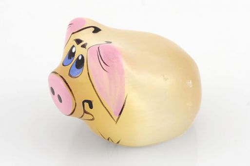 Селенитовую фигурку свинка 61278 купить в магазине Самоцветы мира