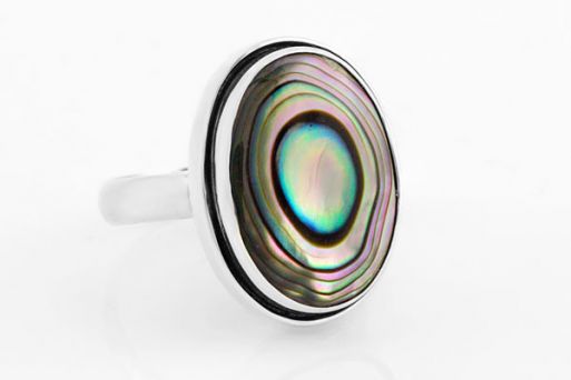 Серебряное кольцо с гелиотисом 61603 купить в магазине Самоцветы мира