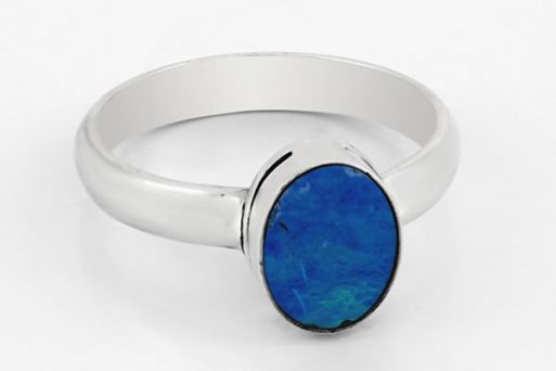 Серебряное кольцо с опалом 63134 купить в магазине Самоцветы мира