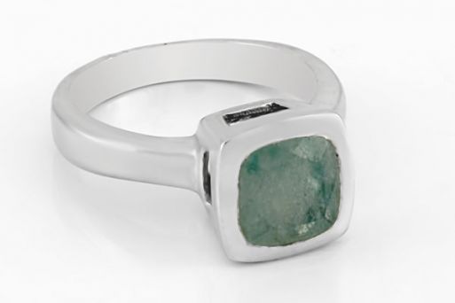 Серебряное кольцо с бериллом 63190 купить в магазине Самоцветы мира