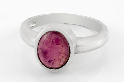 Серебряное кольцо с турмалином 63694 купить в магазине Самоцветы мира